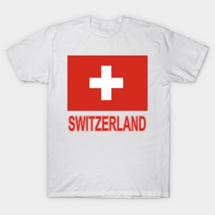 The Pride of Switzerland - Swiss Flag Design T-Shirt